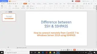 SSH v/s SSHPASS (How to connect from Linux to Windows remotely using SSHPASS)