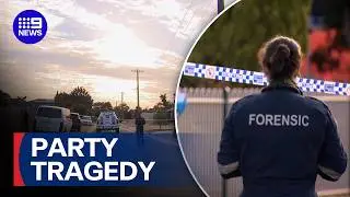 Suburban house party turns to tragedy | 9 News Australia