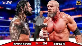 Roman Reigns vs Triple H | Extreme Rules Match | WRESTLEMANIA LONDON | WWE