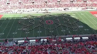Grambling State Tiger Marching Band performs halftime show at Ohio Stadium