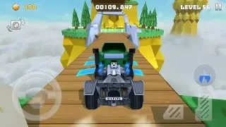 Mountain climb stunt car game play Crazy Lebals ✅