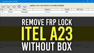 REMOVE FRP LOCK ITEL A23 WITHOUT BOX | FLASHING ITEL A23