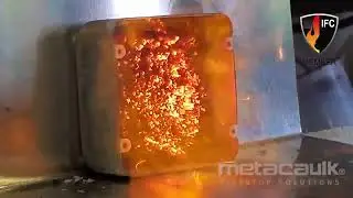 Intumescent Firestop In Action:  Electrical Box Insert