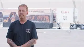 2022 Canon Across America Tour Case Study with Pyramid Logistics Driver