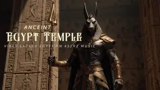432 Hz Anubis Temple Sounds | Ancient Egyptian Ambient Music for Deep Sleep & Healing