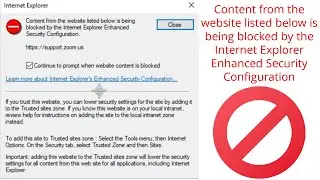 Windows Server &mdash; содержимое указанного ниже веб-сайта блокируется расширенной системой безопаснос...