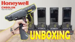 Unboxing Honeywell CN80L0N, Android Handheld Computer Barcode Scanner