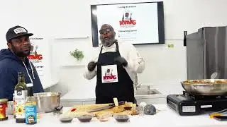 LIK MOSS LEARNS HOW TO MAKE THE HONORABLE VEGAN DISH KING EARNER CHEFFING IT UP 