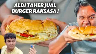ALDI TAHER JUALAN BURGER 65 RIBU SEGEDE KEPALA COY! TAPI KOK SEPI YA? - Suara Konsumen