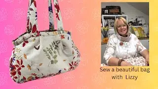 Sewing up a beautiful bag called Polly - Pattern by Lizzy