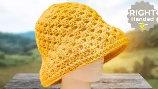 Easiest Crochet Bucket Hat For Beginners Step By Step