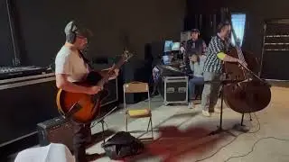 Paxton Spangler Band recording session 2024