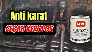 Anti-rust painting of Motuba Suzuki Forsa floor #automotivecar #anti-rust