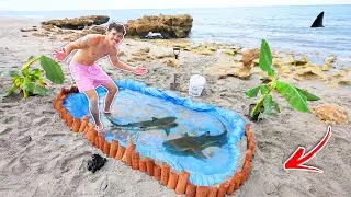 BUILDING MASSIVE SALTWATER BEACH POND !