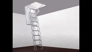 FAKRO LSF Fire-Rated Scissor Attic Ladder &ndash; Installation Guide for 60-Minute Fire Protection