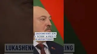 Lukashenko Denies Being a 'Dictator' in Speech to Belarusian Students