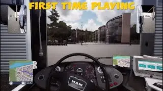 first ride in months - bus simulator - ps4