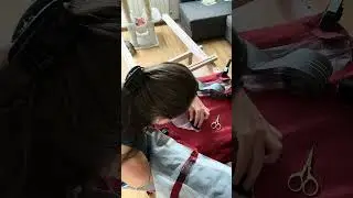 Behind the Seams : Vampire Costume Embroidery 🧵 #costumemaking  #embroidery #diycostume
