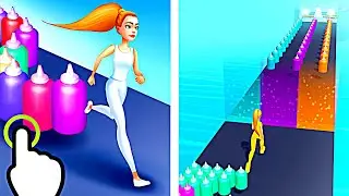 Tie Dye Run - Outfit Jersey Clothes Girl Run - All Levels iOS Android GamePlay #4