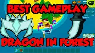 BEST GAMEPLAY + DRAGON IN FOREST // DRAGON GEAR (Starve.io Tutorial) #7