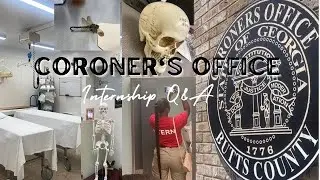 CORONER'S OFFICE INTERNSHIP: Tour + Q&A!!