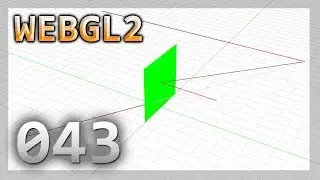 WebGL 2.0 : 043 : Ray to Plane Intersection