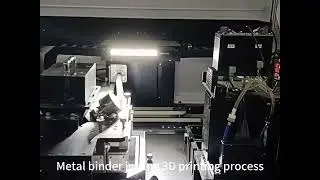 Metal binder jetting 3D printing process