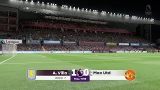 Aston Villa Vs Manchester United - Premier League 25/26 - FC 26 Game Play