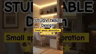 Study table design for small space #home #interior444 #tranding #interior #study #shortsfeed #shorts