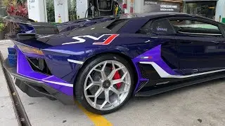 Lamborghini Aventador SVJ 😈 acelerando tudo 💨 #lamborghini #lamborghiniaventador #supercars #cars 