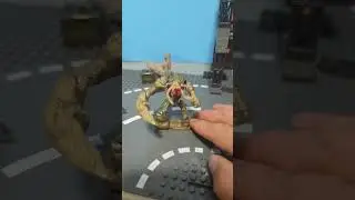 Flood Tank is so cool! Traxus Tower Flood (Halo Mega Construx Moc diorama)