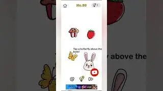 brain out level 80 || tap a butterfly above the texts! || how to complete brain out level 80 #viral