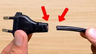Few know this way to Fix a Electric Plug when it is Broken