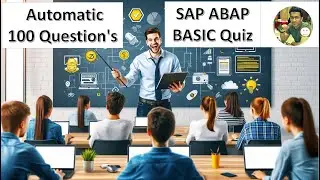 Automated SAP ABAP Quiz – Test Your Skills wid Auto-triggered Questions & Answers #ABAP #viralvideo