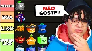 TIER LIST DAS NOVAS FRUTAS DO BLOX FRUITS