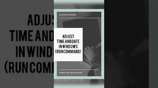 Run Command to update date and time #shorts