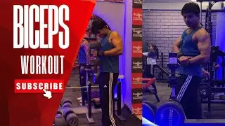 Biceps workout for beginners 💪🏻