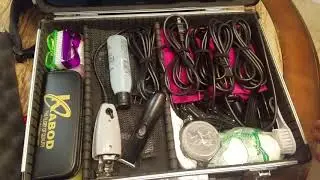 Barber Tool's review: Clipper case set up.