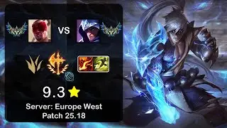 Lee Sin Jungle vs Talon - EUW Challenger - Patch 25.18