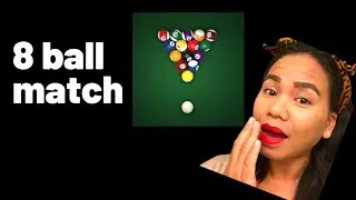 Playing pool 8 ball match[[SEZALINE ROGERS 8 ball pool