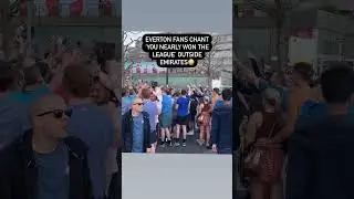 you nearly won the league - chant by Everton fans