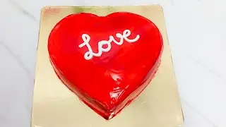3d heart shape cake in butterscotch flavour@bakedeliciouswithneetu