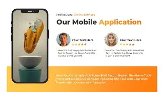 Mobile App PowerPoint Template for Presentation