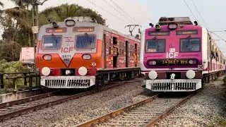 Back To Back Local Trains High Speed Skip Moment 