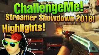 CS:GO ChallengeMe Streamer Showdown 2016 Highlights | Team bibaboy