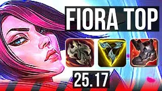 FIORA vs IRELIA (TOP) | KR Master | 25.17