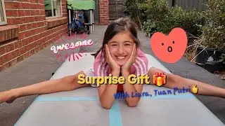Loving Her Gymnastics Air Track.. 💕