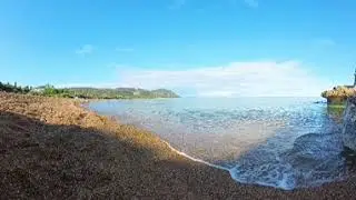 360 video Sandy Beach, Neo Chorio, Latchi, Akamas Natural park area, Cyprus