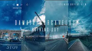 4K 🇵🇹 Damaia to Carcavelos Portugal - Raining Day (Filming Driving View) Chillout Music 