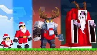 From GOOD to EVIL Santa in MINECRAFT | Full Movie